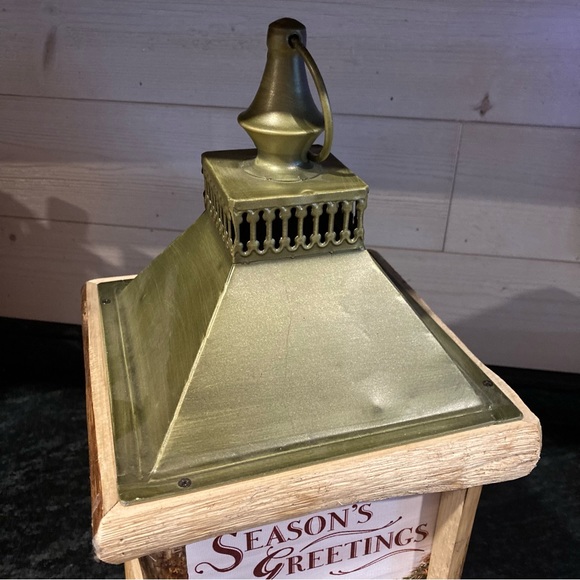 Santa Claus Christmas lantern with twinkling lights in excellent condition - Picture 7 of 9